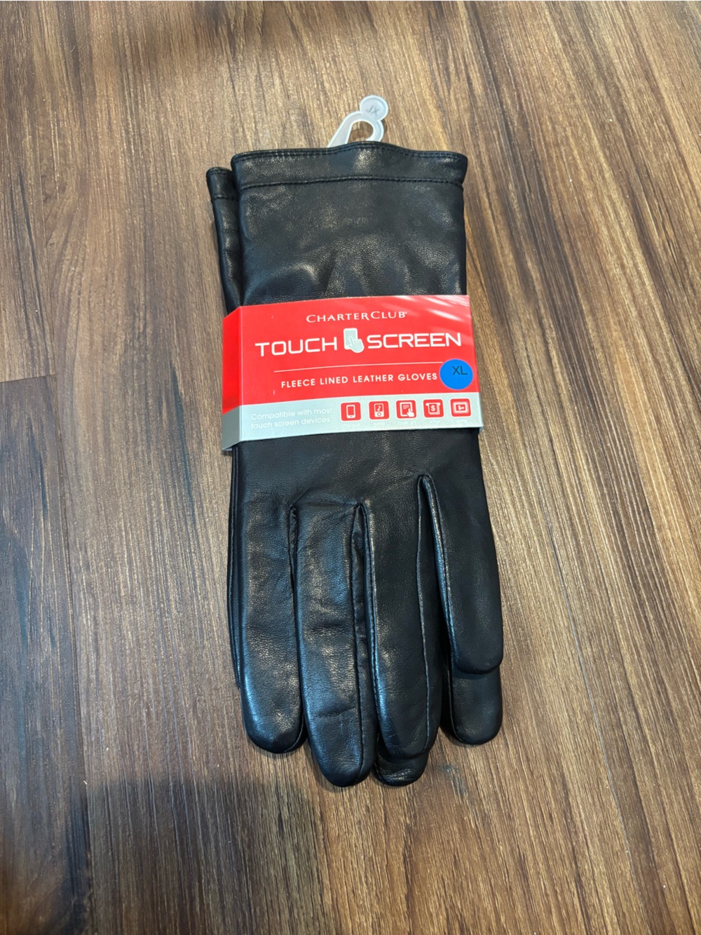 Fleece Lined Leather Gloves